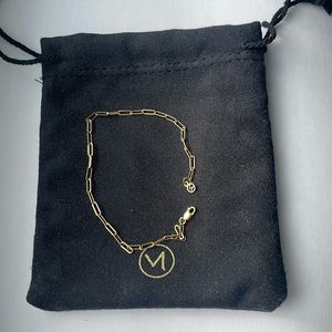 Mejuri Boyfriend Bold Chain Link Bracelet 14k Yellow Gold